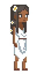 egyptian girl pixel art