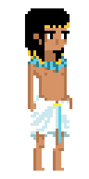 egyptian boy pixel art