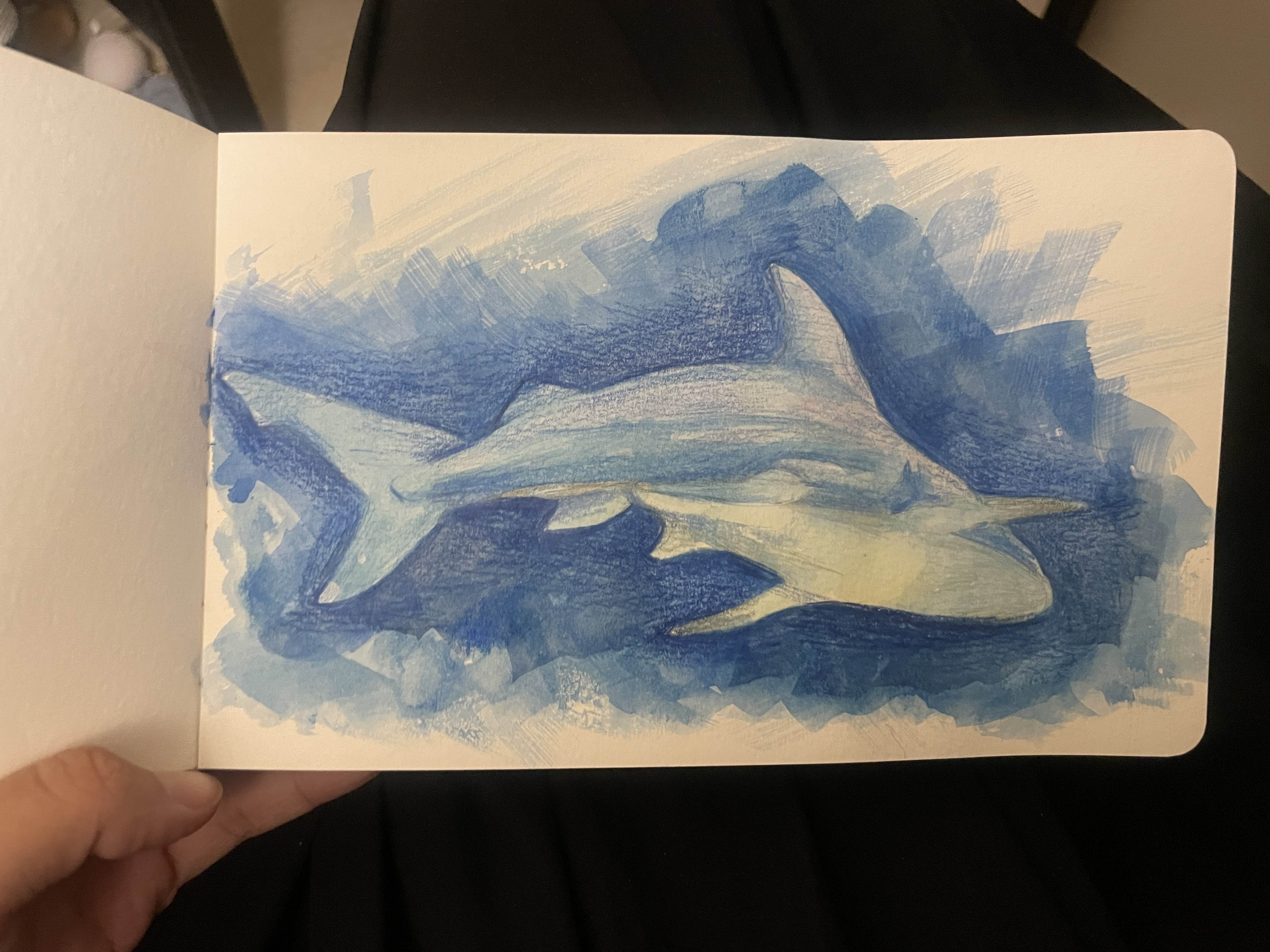 watercolor figure study